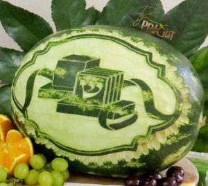 פריגוט-חתומים על יוקרה תמונה גילוף אבטיח